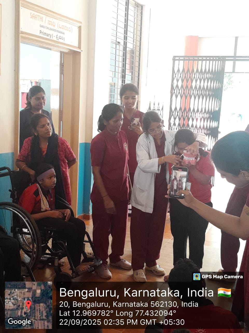 Dental screening at Shristi Special Academy